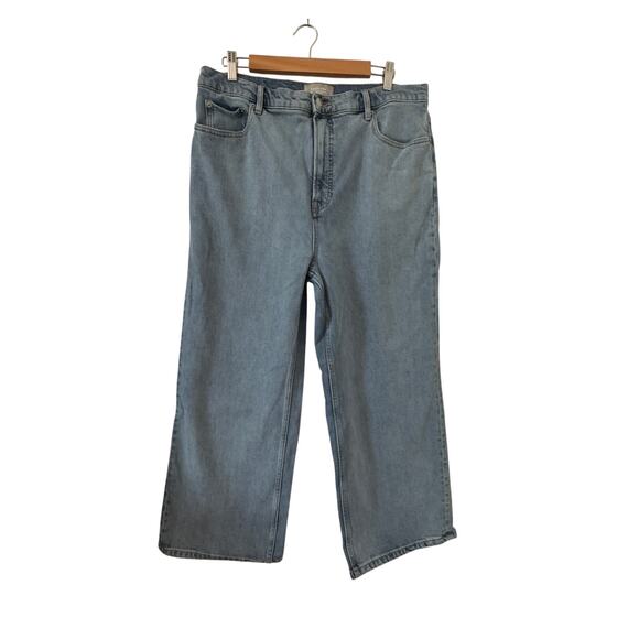 Everlane The Way High Wide Leg Flare Jeans - Picture 2 of 6